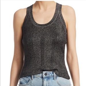 Alexander Wang Metallic Racerback Tank